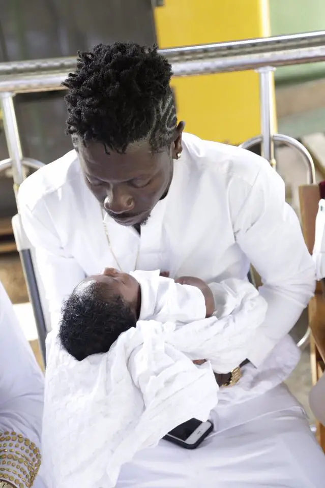 And behold, Shatta spoke into the future of  his new son