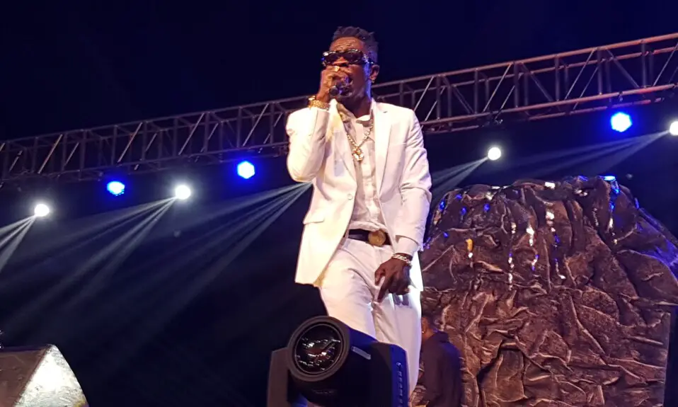 shatta wale at after the storm album launch