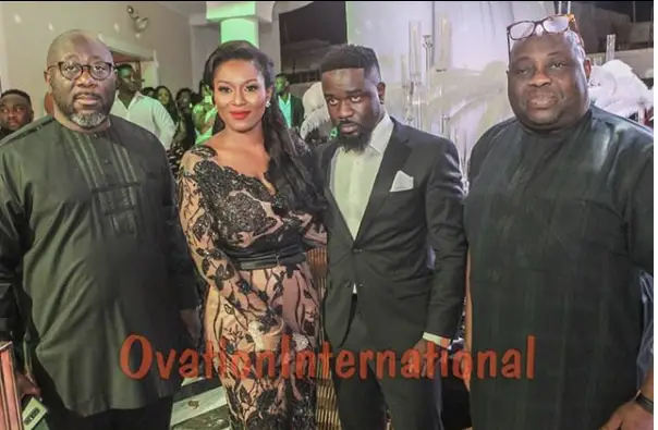 sarkodie and tracy at becca wedding
