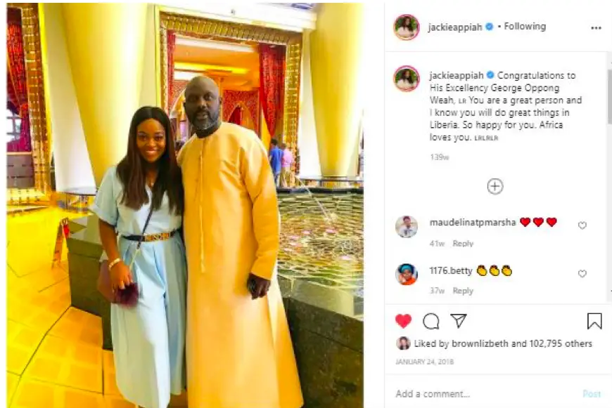 Jackie Appiah is reportedly pregnant