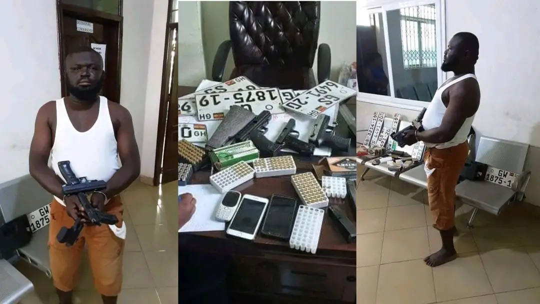 Notorious armed robber, who has been terrorizing people of Tema, finally arrested in Tamale. 
