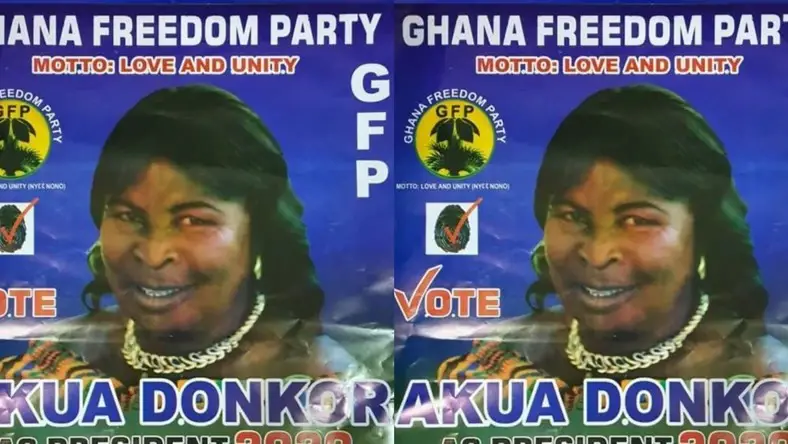 Akua Donkor outdoors manifesto; promises to change the Cedi to British pounds when voted for [Details]