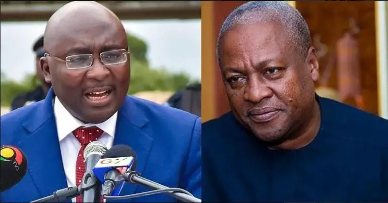 ‘He’s nowhere to be found’ – Mahama mocks Bawumia over the depreciation of the cedi