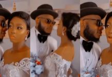 "Just do as if you want to kiss but don’t kiss" – Moment bride denies groom a kiss in order to protect her makeup [Video]