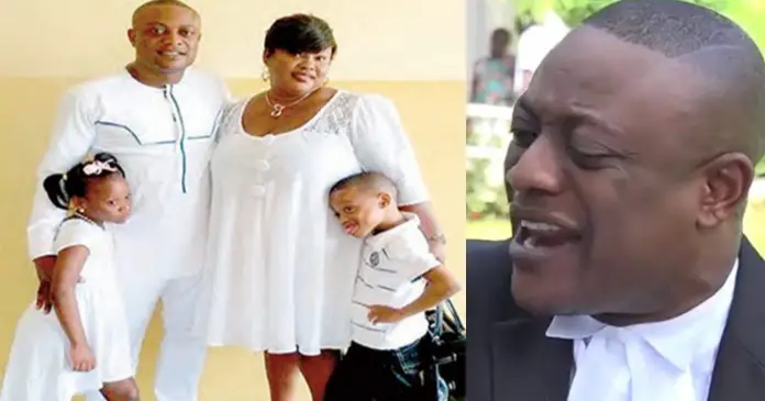 Lawyer Maurice Ampaw Loses Wife