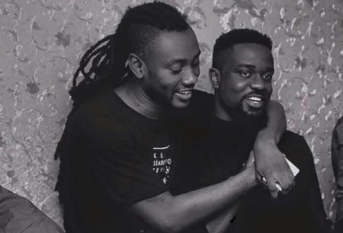 Is he your gay partner? – Fans express concern after Pappy Kojo shared photo of himself and Sarkodie