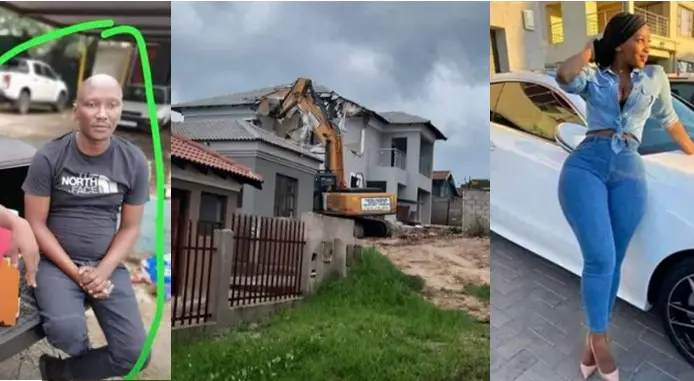 Man who demolished house he built for girlfriend