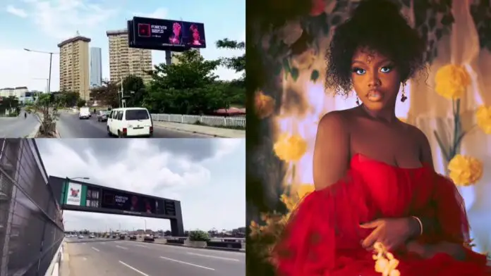 Huge billboards advertising Gyakie sighted across Nigeria [Video]