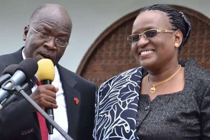 “My husband loved morning s3x so I’ll miss him for that” – Wife of former Tanzania president Janeth Magufuli mourns husband
