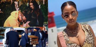 AKA's fiancée, Nelli Tembe's body arrives in Durban, South Africa today for memorial service 