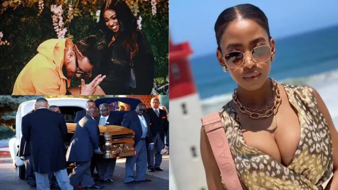 AKA's fiancée, Nelli Tembe's body arrives in Durban, South Africa today for memorial service 