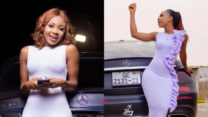 Akuapem Poloo leaves Nsawam Prison, en route to her home at Kasoa