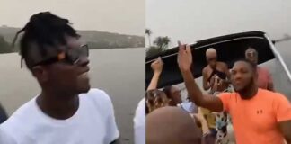 Kofi Jamar parties with his crew in a boat after bagging 6 VGMA nominations
