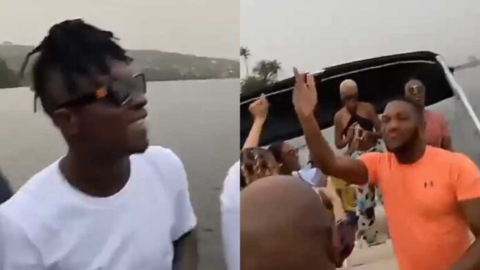 Kofi Jamar parties with his crew in a boat after bagging 6 VGMA nominations