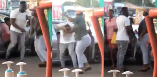 Yawa: "Get out of my boyfriend's car" – Lady orders side chic as she removes her artificial hair and creates a dramatic scene