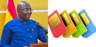 Ghanaians to re-register SIM cards in June with Ghana card or risk losing phone numbers - Bawumia