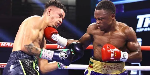 Isaac Dogboe defeats Adam Lopez in fiercely contested bout in Las Vegas [Video]