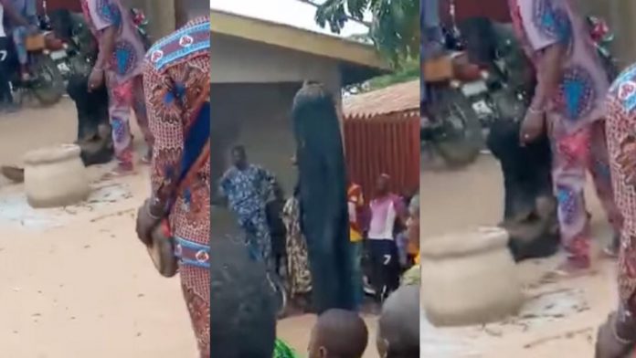 Unfortunate moment masquerade's spiritual powers failed him as bullet fired at him penetrates his body [Video]
