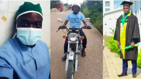 Degree-holding Ghanaian nurse turns Okada rider