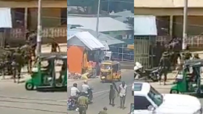 Just In: Days after the Ejura killings, soldiers secretly filmed chasing and beating up civilians in the street of Wa [Video]