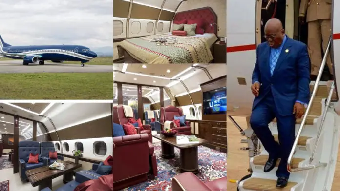 Revealed: President Akufo-Addo rents luxurious private jet to Germany which costs $15,000 per hour [Photos]