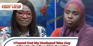 "How I found out my husband is gay three years after marriage" – Woman tearfully reveals on TV
