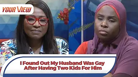 "How I found out my husband is gay three years after marriage" – Woman tearfully reveals on TV
