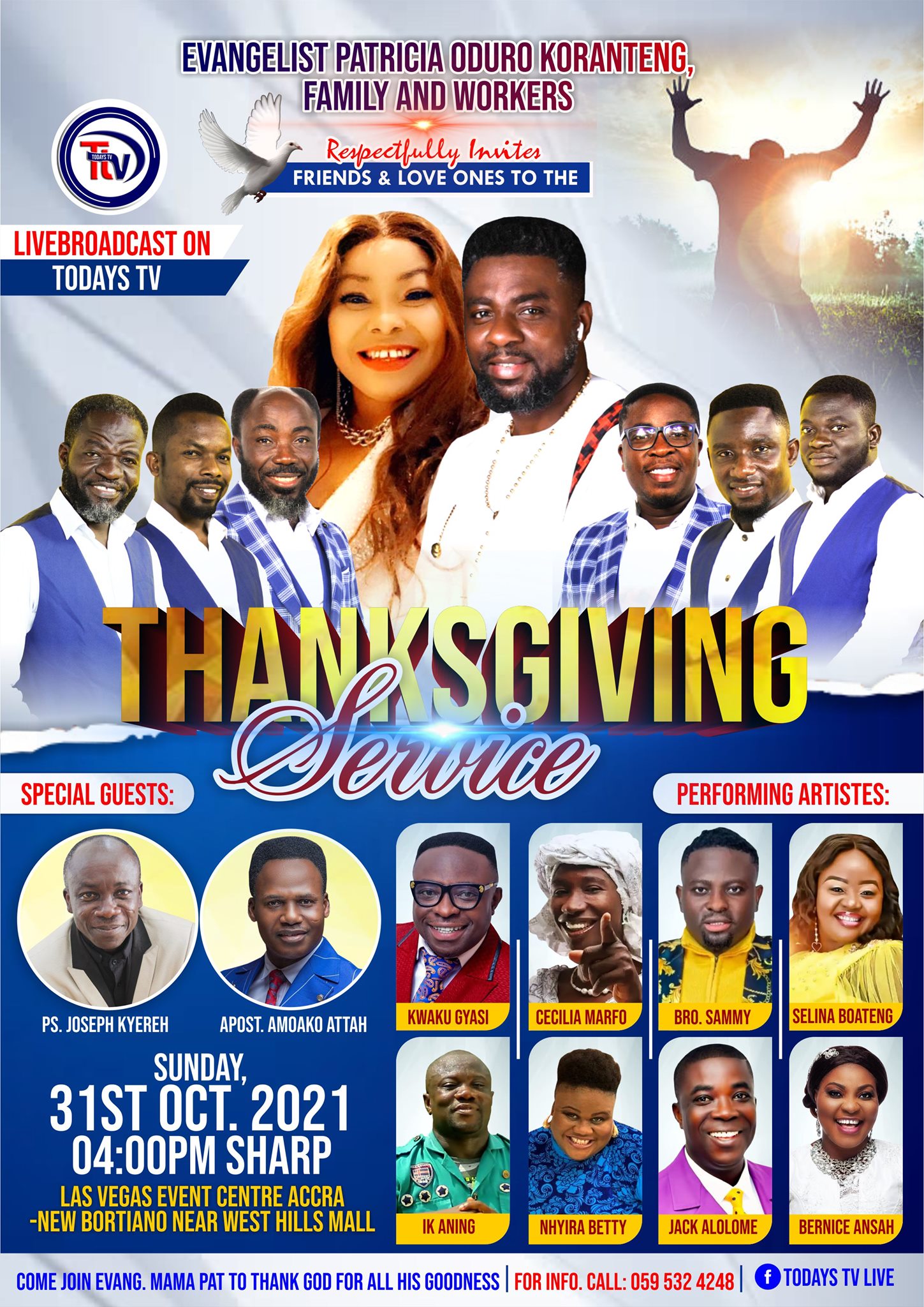 Evangelist Nana Agradaa succumbs to Joyce Blessing's threat; removes her photo from her event poster