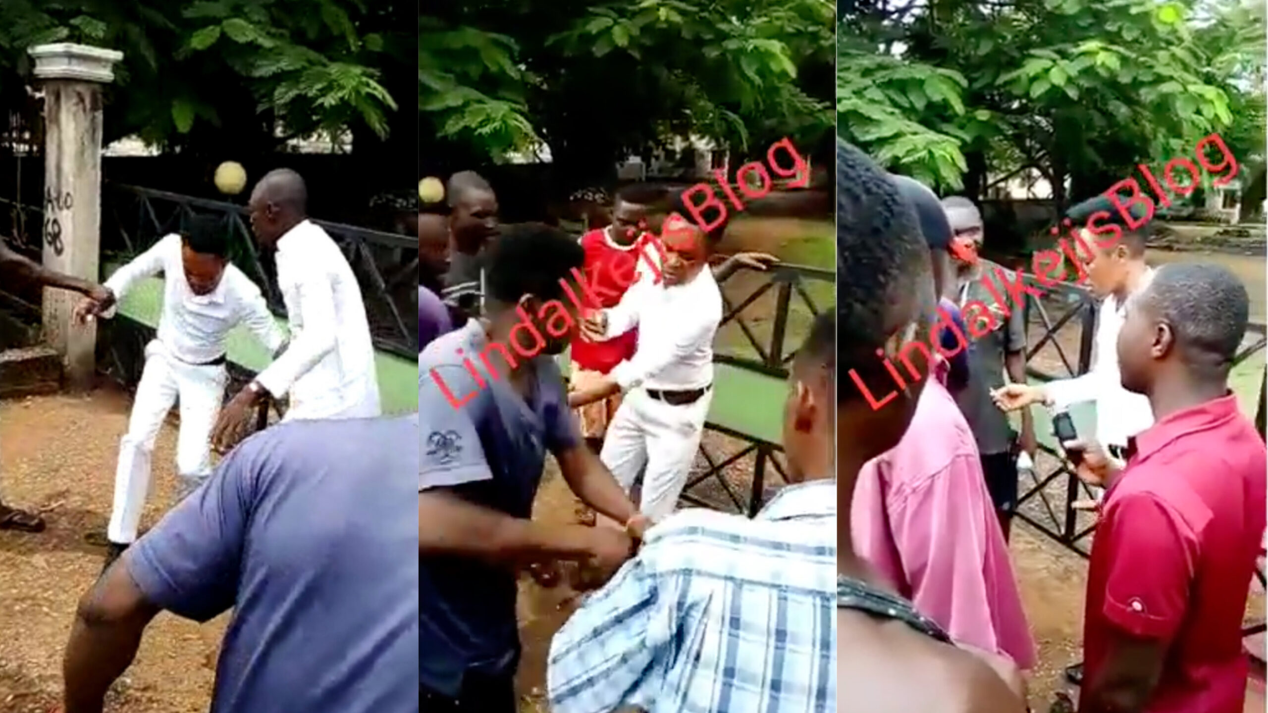 Pastor caught in traffic fro stealing phone, nearly lynched by angry mob