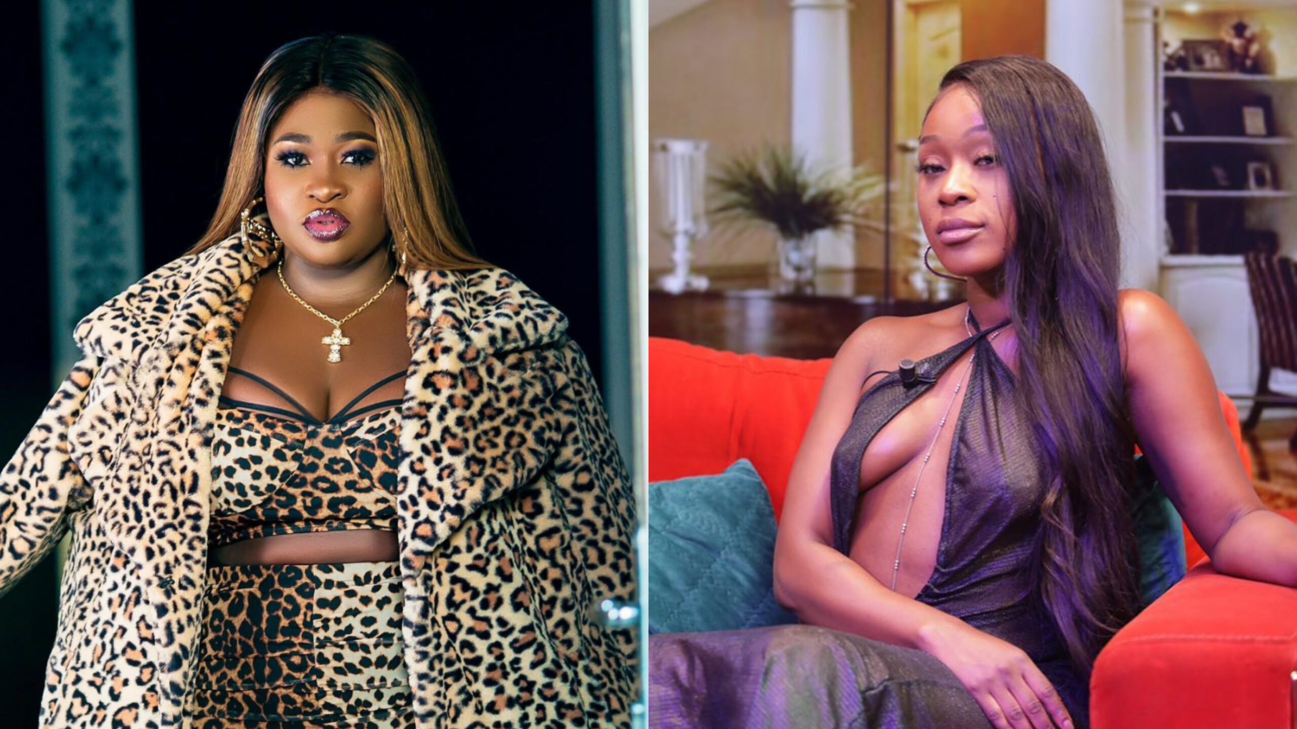 Sista Afia goes hard on EfiaOdo on UTV, threatens to beat her up for claiming that she's having an affair with her boyfriend [Video]