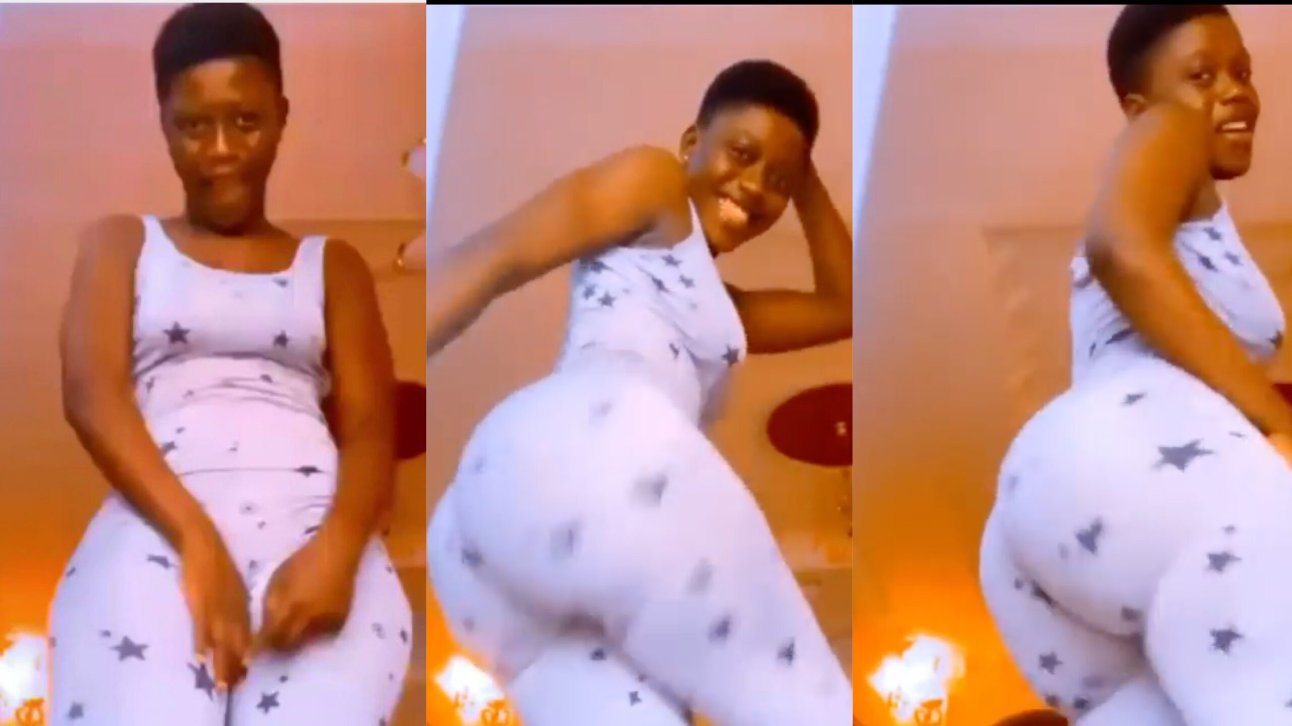 Who is this lady? – Social media react to video of young lady 'challenging' Hajia Bintu by shaking it