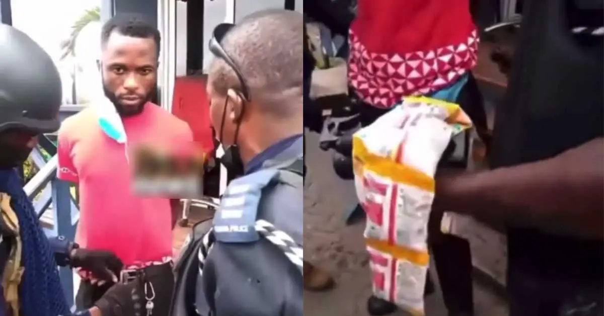 Young man arrested for stealing cerelac from Shoprite