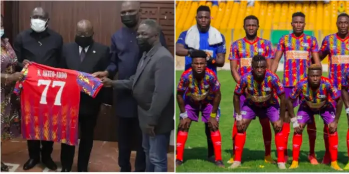 Akufo Addo gives Hearts of Oak GH₵1m boost for CAF Confederation Cup campaign
