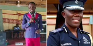 Rev Isaac Frimpong and IGP George Akuffo Dampare