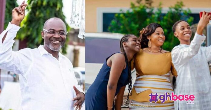 Beautiful photos of Kennedy Agyapong’s all-grown-up kids with Adwoa Safo drops