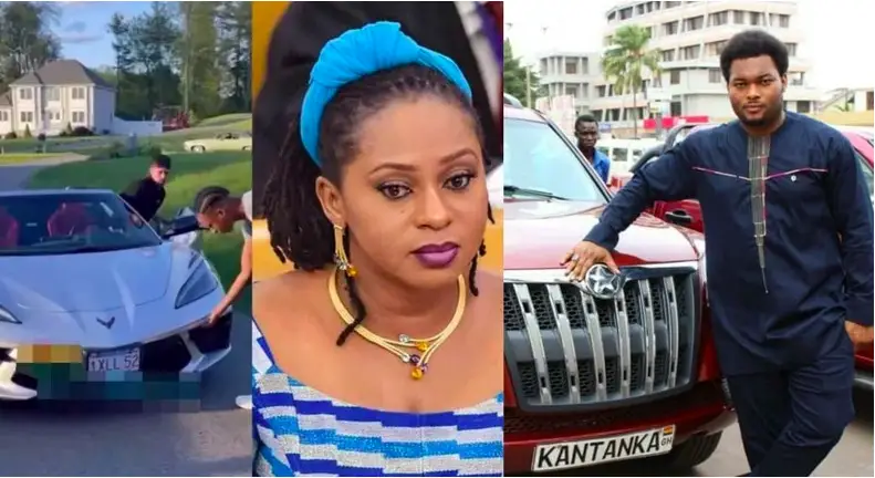 Ghanaians blast Adwoa Safo for buying expensive Chevrolet instead of her father’s Kantanka
