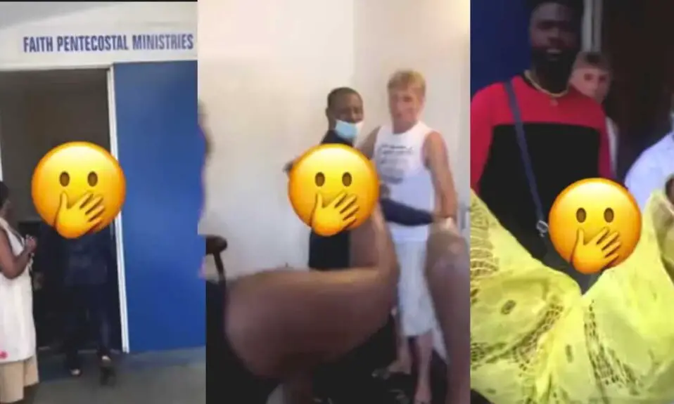 German Borga storms a Ghanaian-owned church in Germany to attack head Pastor for sleeping with his wife [Video]