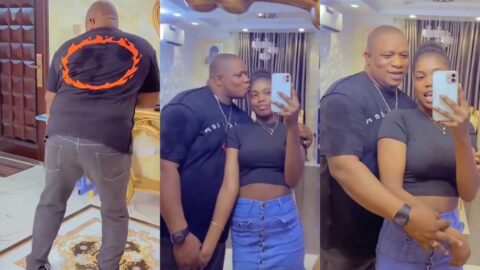 Slay queen proudly shows off her 'twërkïng' Sugar Daddy as they get cozy with themselves [Video]