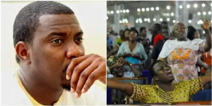 John Dumelo wonders why Ghanaians prioritize religion over development; tithe over taxes