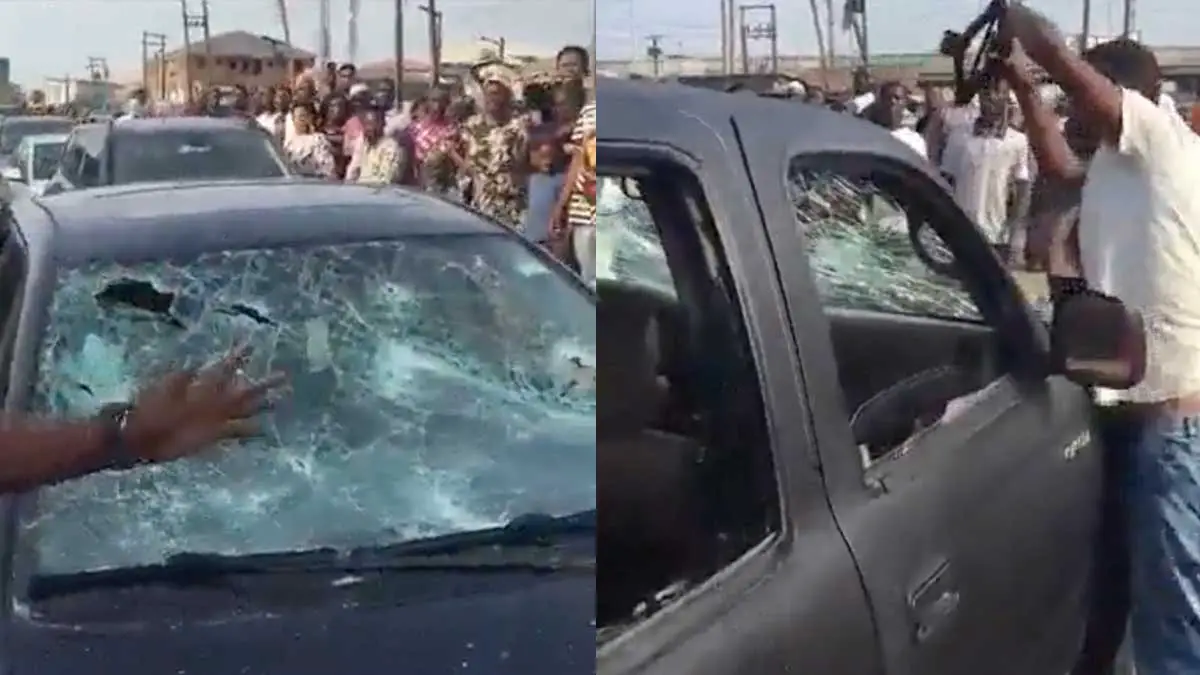 Two Yahoo Boys angrily destroy each other’s car in the middle of a busy road over traffic offense [Video] » Kurii007•com™