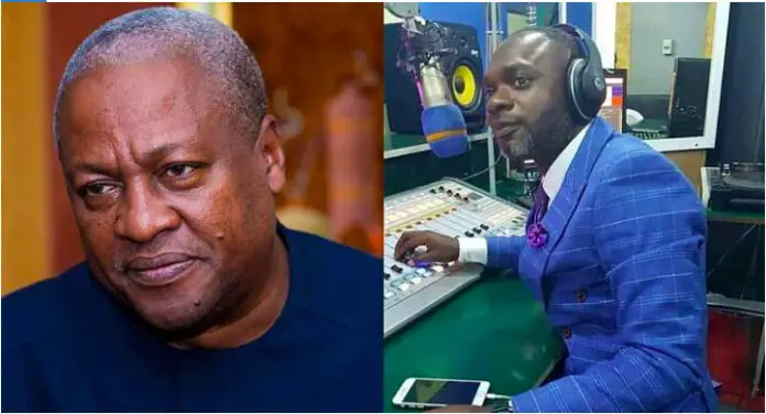 No ex-president will be allowed to rule’ — Peace FM’s Odi Ahenkan shades Mahama