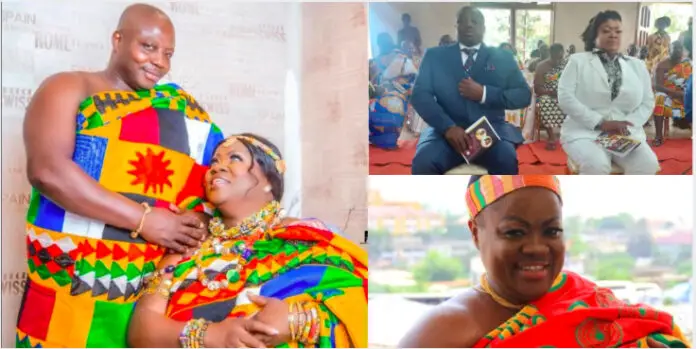 Oheneyere Mercy Asiedu and husband, Nana Agyemang Duah I of Kunsu honored with doctorate degrees