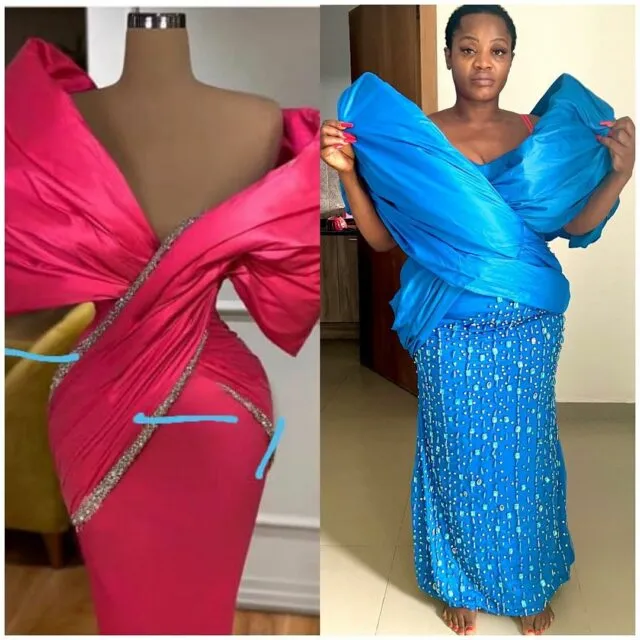 Actress Uche Ogbodo reveals the dresses she ordered and what she got » ZestoNews•com™