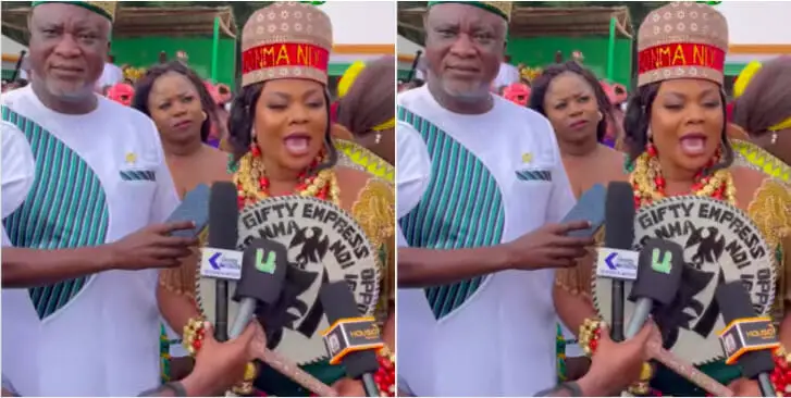 Empress Gifty installed Chief by Igbo Community