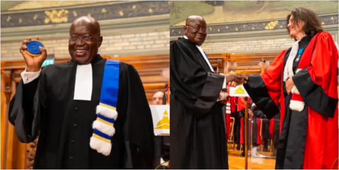 Akufo Addo receives honorary doctorate degree from Sorbonne University in France