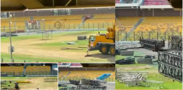 The current state of Accra Sports Stadium after 'Wizkid Live' 