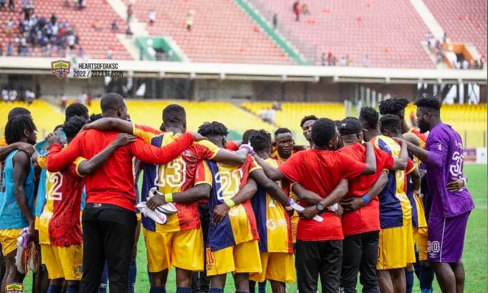 Hearts of Oak earned 417ghc from gate proceeds with only 118 supporters from Tamale City game