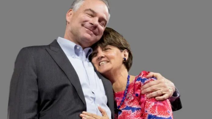 Tim Kaine and his wife Anne Hilton
