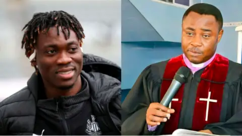 Christian Atsu won’t go to Heaven because of his hairstyle