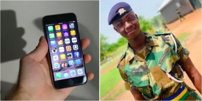 Ashaiman soldier was k!lled over iPhone 6